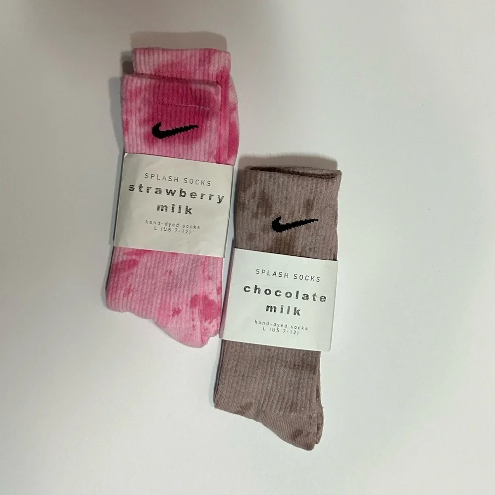 Nike Strawberry Milk‎ and Chocolate Milk Socks